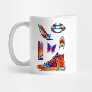 High Contrast Holo Print Mug